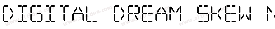 Digital dream Skew Narrow字体转换